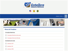 Tablet Screenshot of entelbra.com.br
